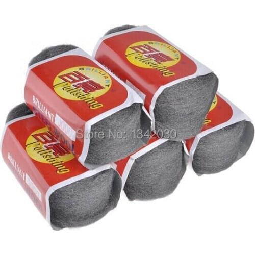 Free Shipping High quality 5pcs/lot 0000# Metal Fibre Steel Wool, Polishing Wool, Polishing Pad