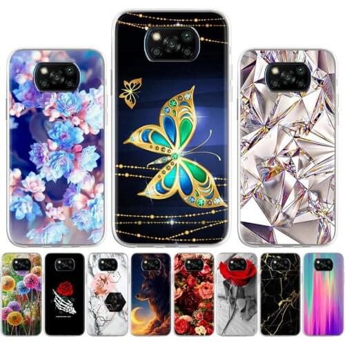 Poco X3 Case For Xiaomi Poco F2 Pro Pocophone F1 Mi Note 10 Lite Ultra X3 NFC Cases Silicon Soft TPU DIY Painted Phone Fundas