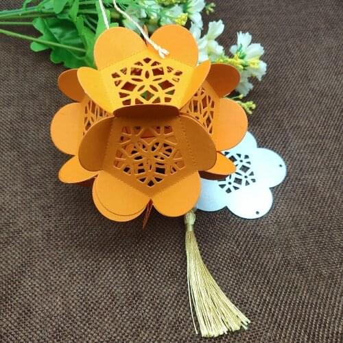 Flower Circular Ball Metal Cut Dies Stencils for Scrapbooking Stamp/Photo Album Decorative Embossing DIY Paper Cards