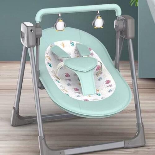 Baby Shining Smart Electric Baby Cradle Crib Rocking Chair Baby Bed Newborn Calm Chair Newborn Comfort Chair Sleep Artifact