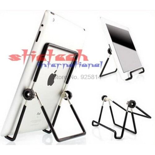 By dhl or ems 200 pieces wholesale black Adjustable Foldable Tablet PC Stand Holder for 7 inch Tablet PC
