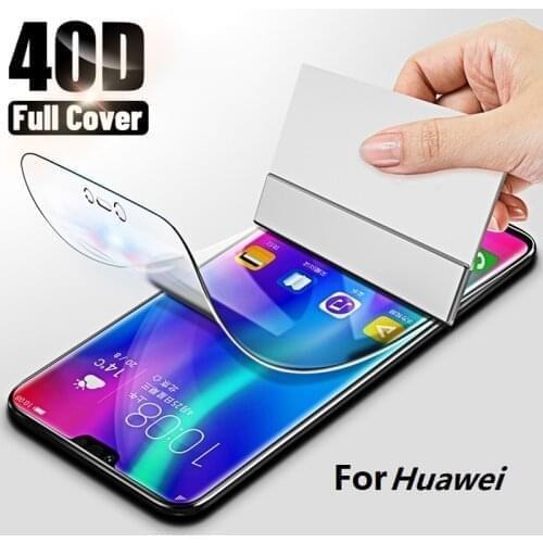 Hydrogel Film Screen Protector For Huawei P30 Pro P20 P10 P50 P Smart Z 2019 Mate 20 Honor 10 Lite 9 9X 8X Protective Film