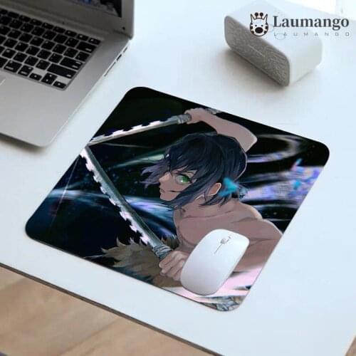 Keyboard Mat Demon Slayer Mouse Pad Gamer Gaming Computer Table Stitch Pc Accessories Gaming Desk Mousepad Anime Deskpad Small