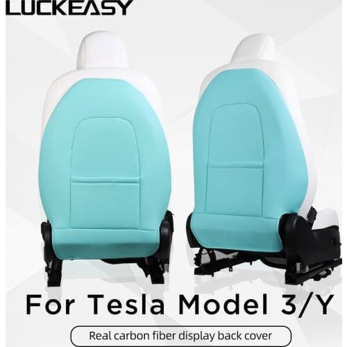 Interior accessories For Tesla Model 3 model3 Model Y 2021Seat Back Leather Protector Cover Anti-Kick pad with Organizer Pockets