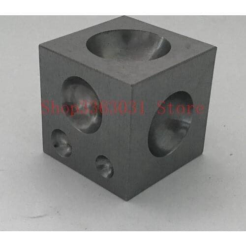 38mm Jewelry Dapping Tools Size Goldsmithing Tools Square Dapping Block