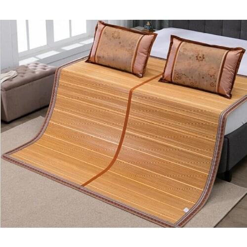 Summer Mat Kit Rattan Mat Set Cool Mat Bed Cover Sleeping Mat Mattress Cover Bedspread Good Air Permeability