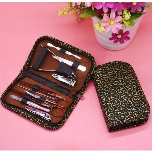 80 Sets Nail Clippers Scissors Set Manicure Set 10 in 1 Grooming Pedicure Set Wedding Party Favor Souvenirs ZA6896