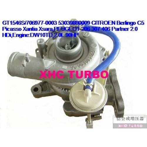 NEW K03/53039880009 Turbo Turbocharger for CITROEN Berlingo C5 Picasso Xantia Xsara,206 307 406 Partner DW10TD,2.0L 90HP
