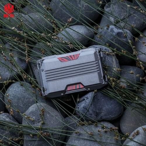 1PCS Solid Aluminum Alloy Credit Card Case Multifunctional RIFD Multifunctional RIFD Non-Scanning Metal Wallet