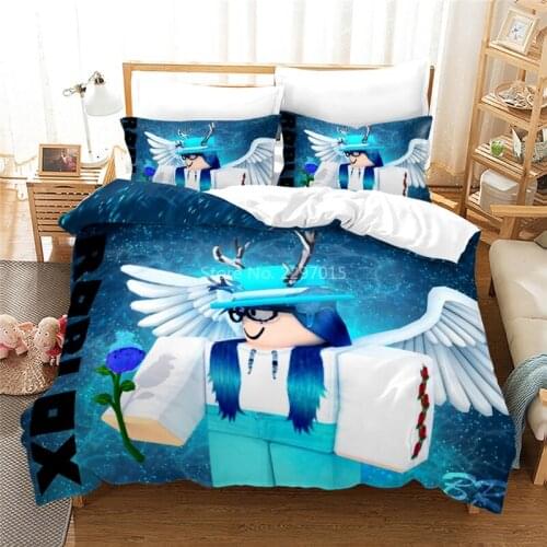3D Cartoon Games Pattern Duvet Cover with Pillowcase Children Bedding Set Single Double Twin Full Queen King for Bedroom Decor