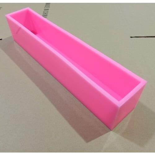Size 375*60*70mm Long Silicone Liner for Cold Process Soap Making Natural Bar Soap Slab Mould Silicone Mold for Resin