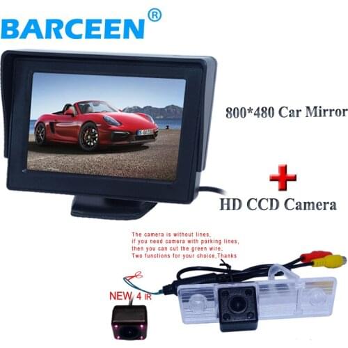 Resolution 800x480 car rearview monitor with the ir lights car rear camera hd image for Chevrolet Epica/Lova/ Aveo/Captiva