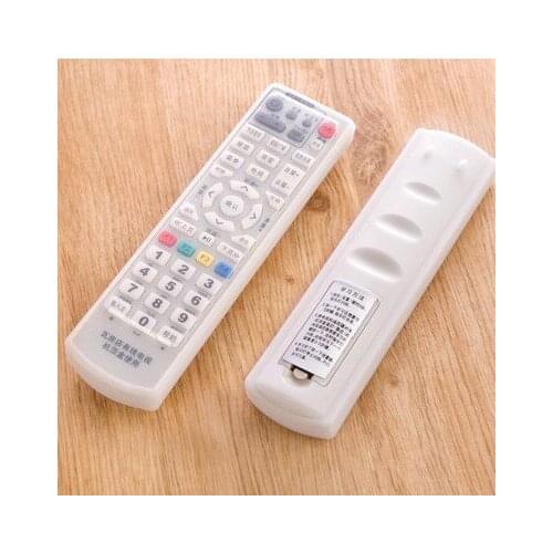 Silicone TV Remote Control Cover Air Condition Control Case Waterproof Dust Protective Storage Home Storage 1pc