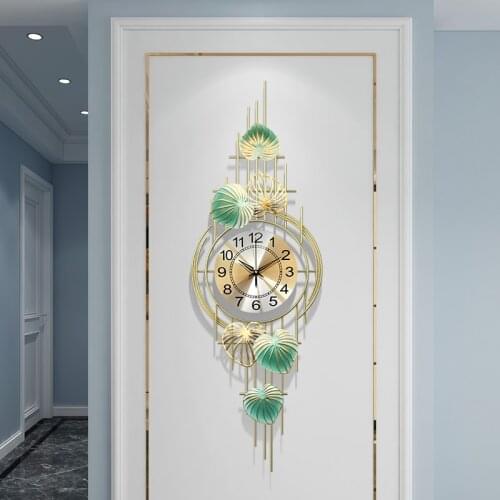 Modern Design Wall Clock Electronic Large Creative Gold Wall Clock Large Luxury Watch Wall Decor My Melody