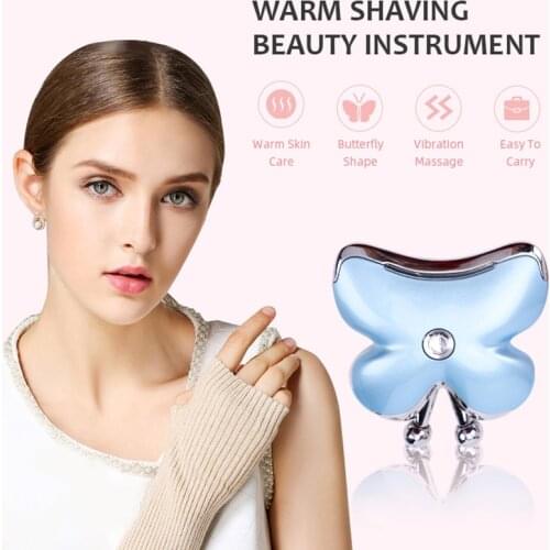 Face Lifting Device LED Light Microcurrent skin rejuvenation Anti Wrinkles Anti Aging Guasha Scraping Facial Massager