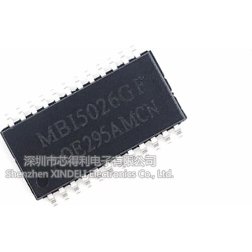 100pcs/lot New original MBI5026GF MB15026GF MBI5026 SOP24 16-bit constant current LED driver chip Free Shipping