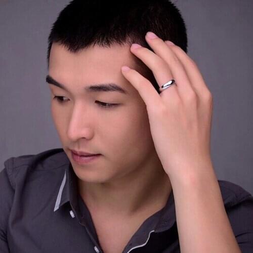 2PCS/Pair Men Women Adjustable Smooth Surface Open Copper Plated Silver Couple Finger Ring Girl Jewelry Wholesale Free Shipping