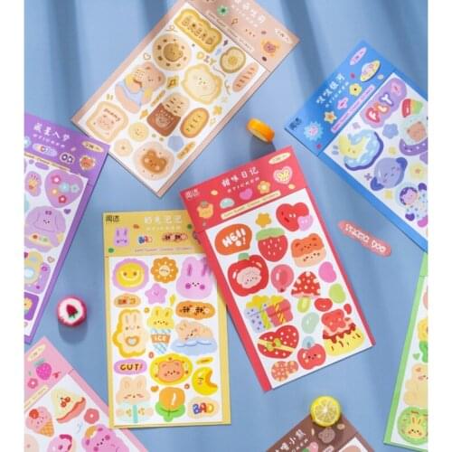 2pages/Pack Sticker Butterfly Kid Student Journaling Decor Sticker Sheets Natural Scenery&Art Paintings Stationery Stickers Book