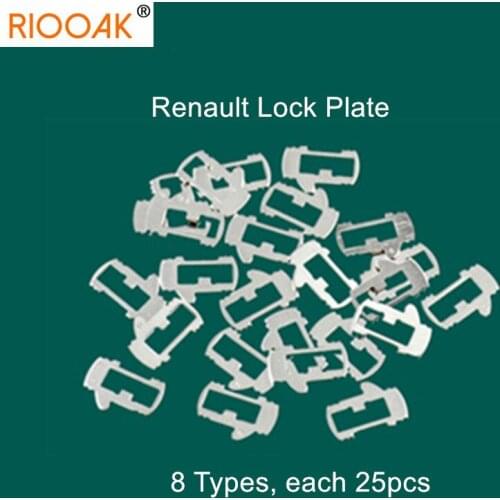 200pcs/lot Lock Reed Lock Plate For Renault Inside Milling Locking Plate Auto Lock Repair Accessories Kits Free Shipping