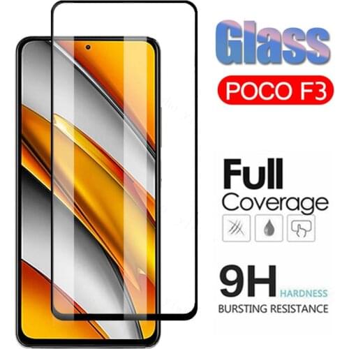9H Hardnes Poco F3 Pro Poco F3 Glass Protector Tempered Screen Protective Glass For Xiaomi Mi Poco F3 Global Version POCO F3 5G