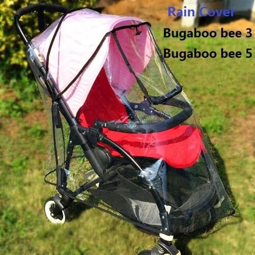 Baby Stroller Accessories Rain Cover Universal Waterproof Rainshed Awning for bugaboo bee3 bee5 Pushchair Anti snow cover