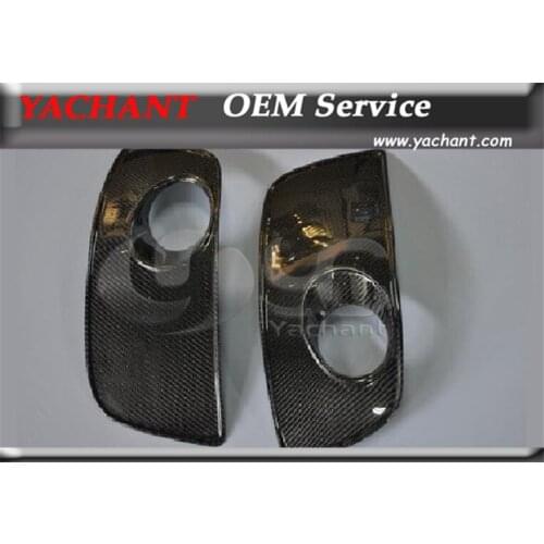 Car Styling Carbon Fiber Fog Lamp Covers Fit For 2004-2007 Golf MK5 G*T*I Front Bumper Fog Lamp Covers