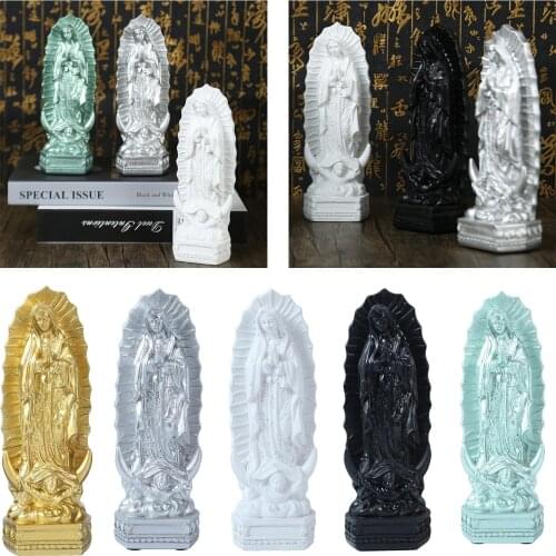 Virgin Mary Figurines Our Lady of Lourdes Christian Figurine Sculpture