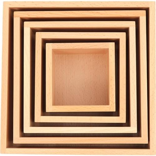 Nesting Boxes Infant Toys Montessori Infant Community Materials Hand-eye Coordination Exercises Equipment Early Educational Toys