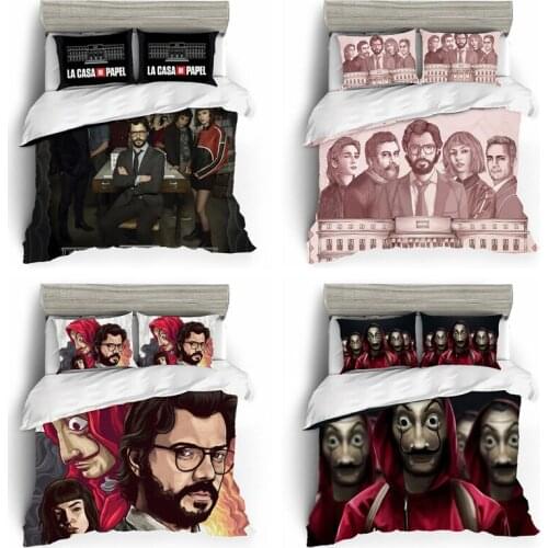 Linens Cotton Bedding Set Duvet Cover Beds Set Paper House Patterned Pillowcases Bed Cover Single Queen King Size Home Textile