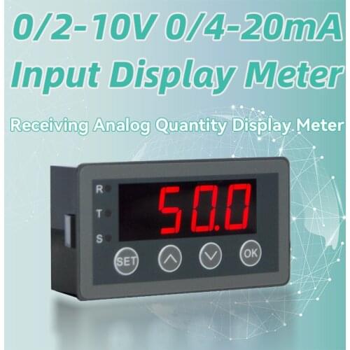 Digital display meter 0-10V 0-20mA 2-10V 4-20mA analog input display table Digital display head