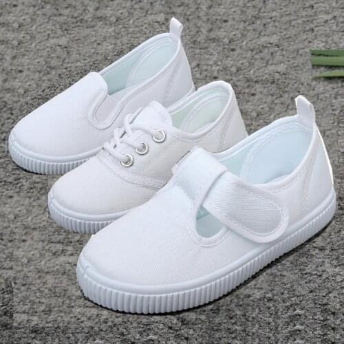 Autumn Kids Toddler Baby Casual Sneakers For Little Girls Boys White Breathable Sports Running Children Shoes 3 4 5 6 7 8 Years