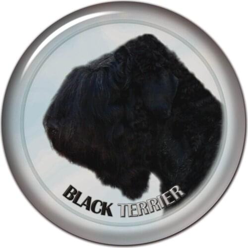 S30452# 13CM/15CM/17CM PVC Decal Black Terrier Dog V1 Car Sticker Waterproof for Bumper Rear Window Laptop Toilet