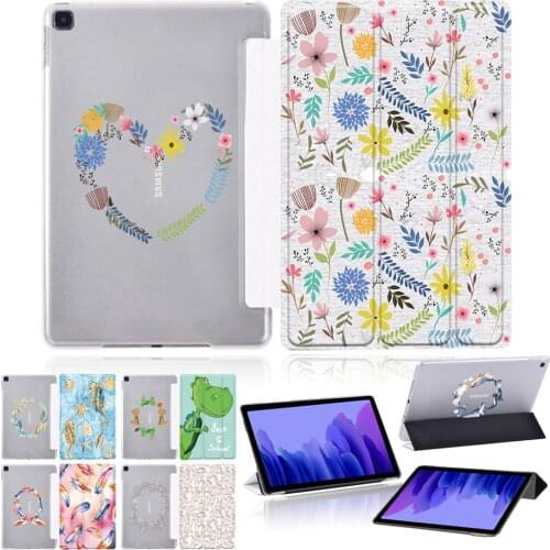 For Samsung Galaxy Tab A7 2020 10.4 SM-T500 T505 Case Folding Stand Cover Funda Para Tablet for Galaxy Tab A 10.1 2019 T510 T515