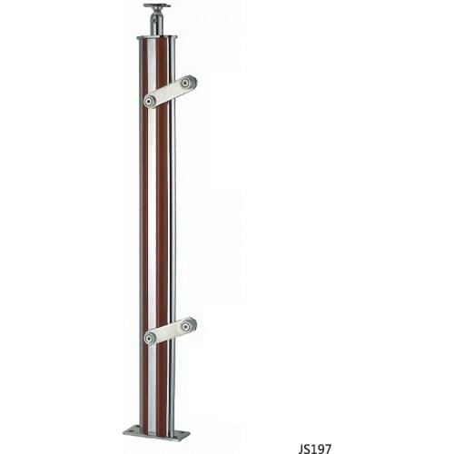 Freeshipping 950mm JS197 Column Customade Floor Mount Newel Handrail Armrest Post Pillar Pole for Staircase