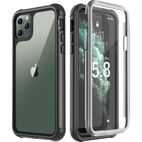 Military Shockproof Armor Phone Case For iPhone X XS 11 Pro Max XR 7 8 Plus Hybrid PC+TPU Slim Rugged Protective Bumper Cover