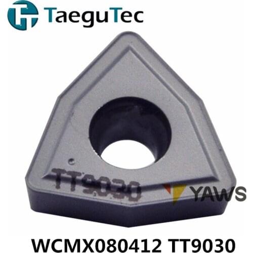 WCMX080412 TT9030 TT8020 CNC inserts internal turning tool indexable inserts Cemented carbide inserts u drill inserts