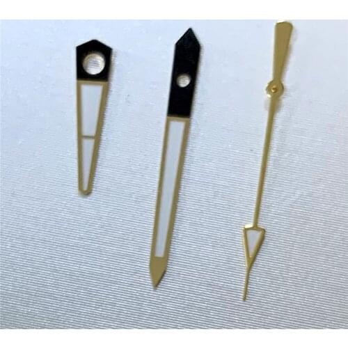 Golden Watch Pointer Green Luminous Watch Hands for NH35/NH36/4R36 Watch Movement Modification Parts