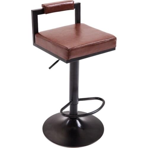 10 Colors Modern Swivel Bar Stool Height Adjustable Bar Chair With Footrest Pneumatic Coffee Counter Dining Pub Chair Barstool