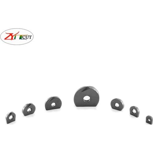 10 pcs set P3202-R4 R5 R6 R8 R10 R12.5 R15 Willow leaf ball blade Finishing ball end milling insert with aluminum and steel