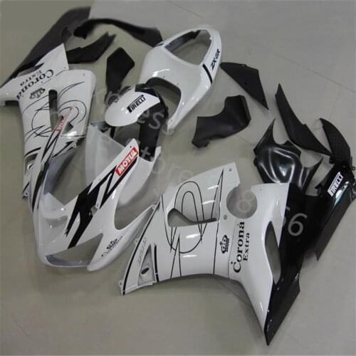100% New Fairing For KAWASAKI NINJA ZX6R 05-06 ZX 6R 636 ZX-6R 05 06 ZX6R 636 2005 2006 white black Fairing