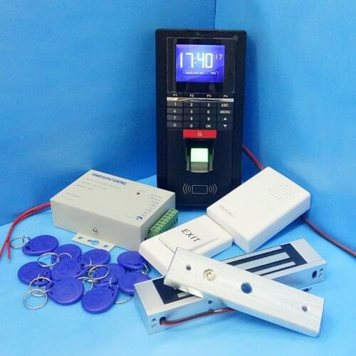 DIY Full Tcp/ip Fingerprint Access Control System Fingerprint Door Access Control with rfid Card reader MD131 + Magnetic Lock