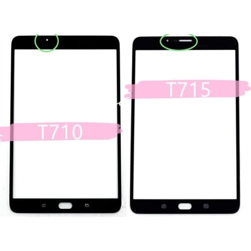 For Samsung Galaxy Tab S2 T715 SM-T715 SM T710 T715 Outer Glass Front Screen Lens Panel (Not Touch Screen Digitizer Sensor)