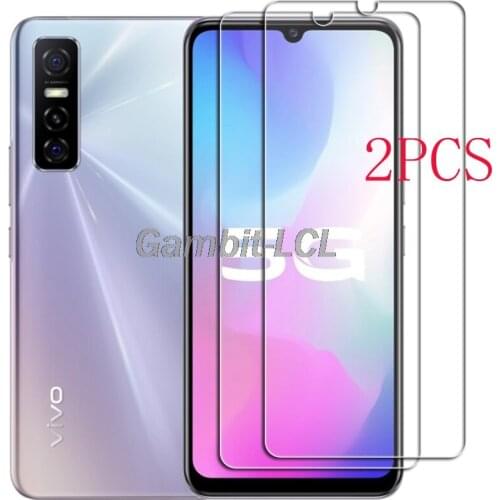 For Vivo Y73s Tempered Glass Protective ON V2031A Screen Protector Phone Cover Film