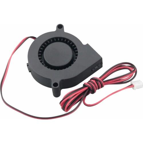 Gdstime 10Pieces DC 24V Ball Bearing 50x50x15mm Cooling Fan 50mm x 15mm 3D Printer 100cm Cable Blower Cooler Radiator 5015