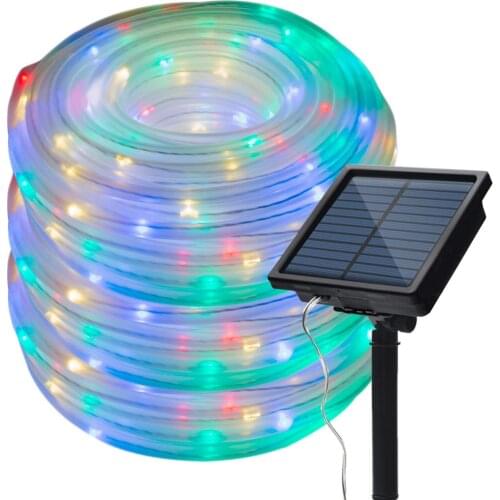 8 Modes Solar Rope Lights Outdoor String Lights 10M 20M Waterproof for Indoor Outdoor Garden Party Patio Lawn Decor Christmas