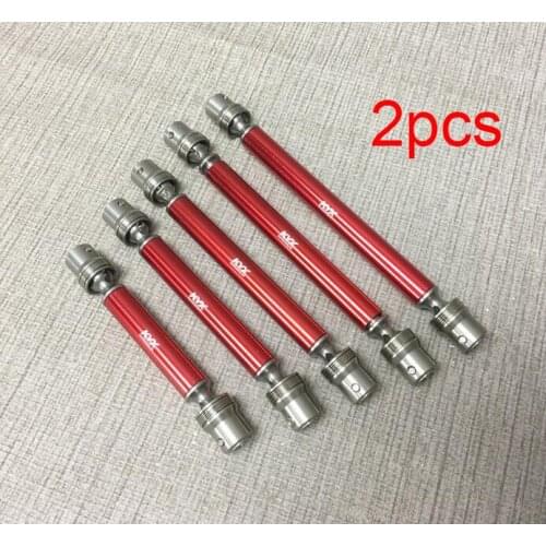 2Pcs Upgrade Stainless Steel Drive Shaft Universal Transmission Shaft Linkage For RC Simulation Climbing Car Model SCX10 90048