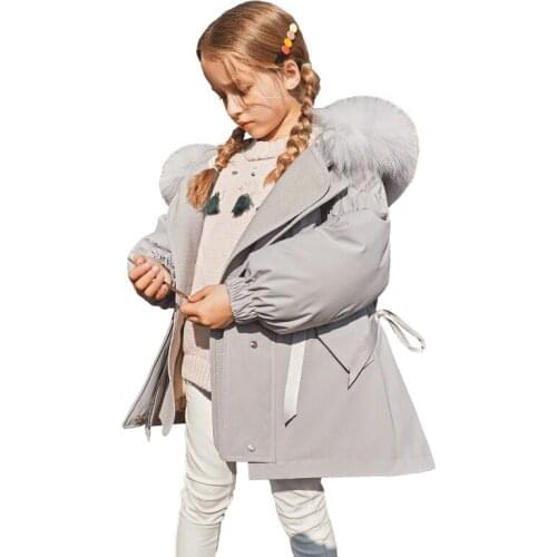Girls down Coat New Winter Clothes Big girl Childrens Long Thick Coat winter coat girl girls winter jacket