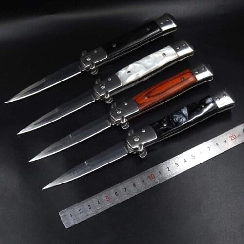227mm(8.94'') Folding Knife Survival Tactical Knife Combat Camping Hiking Outdoor Hunting Pocket Knives Multi EDC Defense Tools