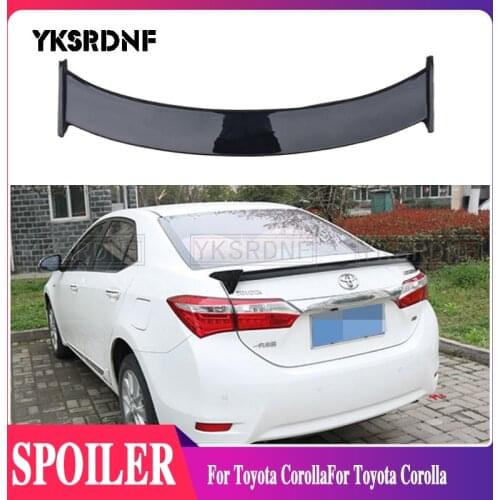 YKSRDNF For Toyota Corolla 2014-2017 ABS TRD-style Rear Wing Spoiler Sporty Trunk Spoiler Corolla 2014 2015 2016 2017