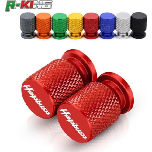 For HAYABUSA GSXR1300 GSX1300R Universal Motorcycle Accessorie Wheel Tire Valve Stem Caps CNC Aluminum Airtight Covers